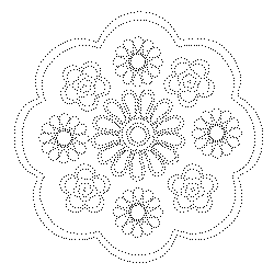 국화꽃장식(113265)