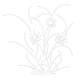 백자철화풀꽃문항아리(101564)