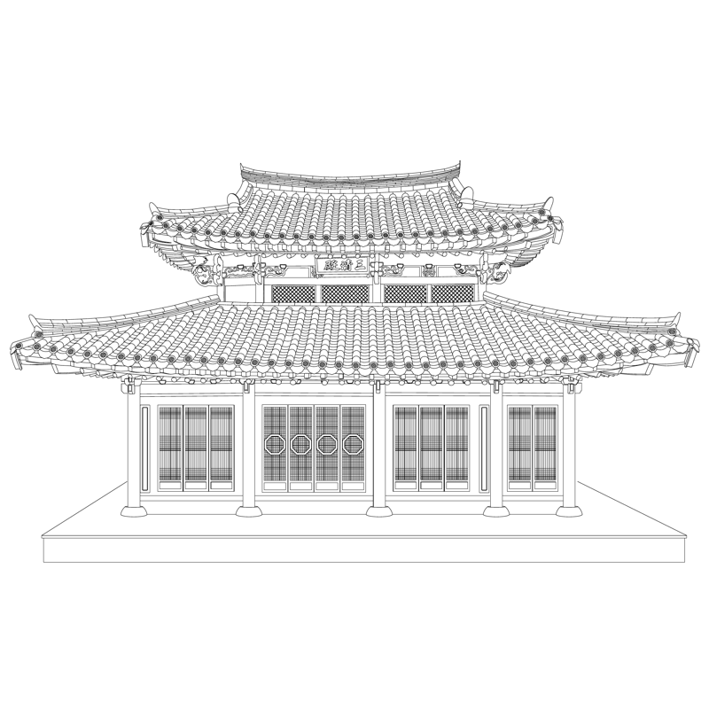 증산법 종교 본부 영대와 삼청전(116545)