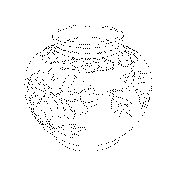 청화백자모란무늬항아리(113552)