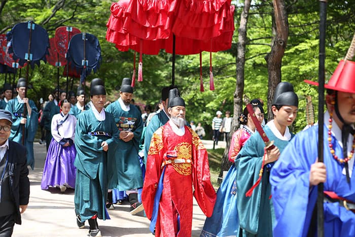 시간여행 그 날, 왕가의 산책 ⓒ 한국문화재재단