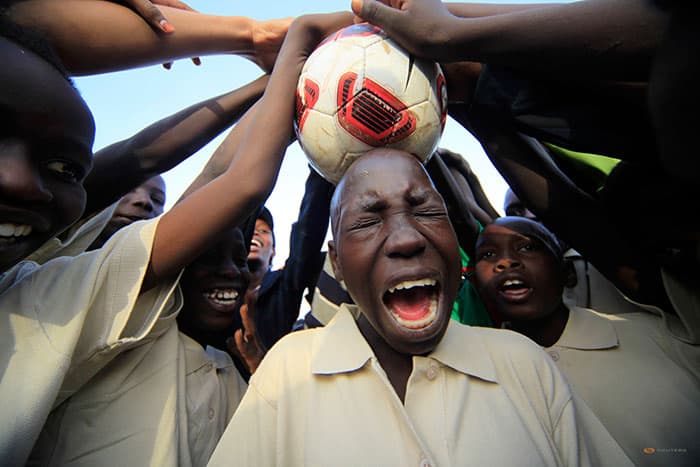 수단 어린이 리그 결승전에서 우승한 하르툼 팀 ⓒ Mohamed Nureldin Abdallah / Reuters