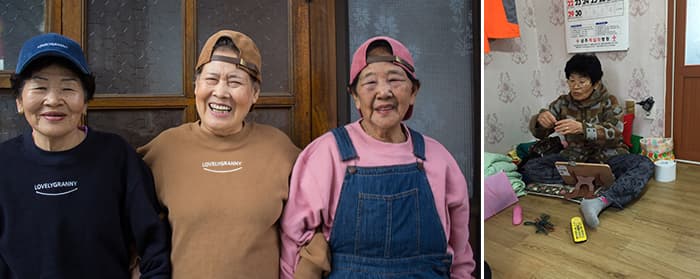 Lovely Granny 캠페인, 할머니들 사진 / 팔찌 제작중이신 할머니 ⓒ마르코 로호