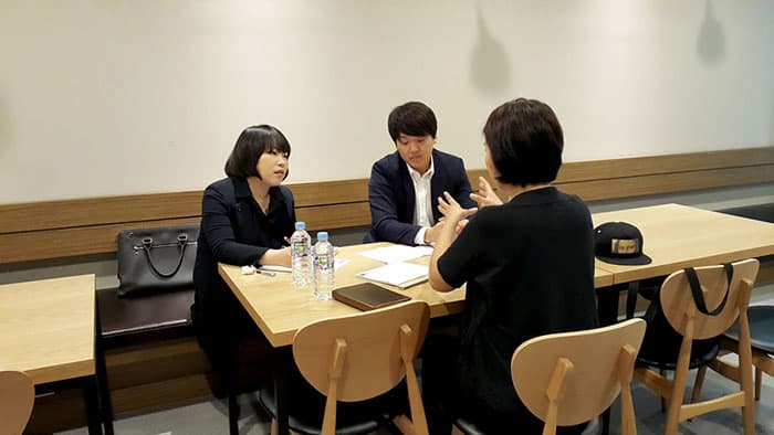 김희영 노무사님과 함께 한 패션엔젤 오프라인 상담 현장 ⓒ 문화포털 기자단 최아영