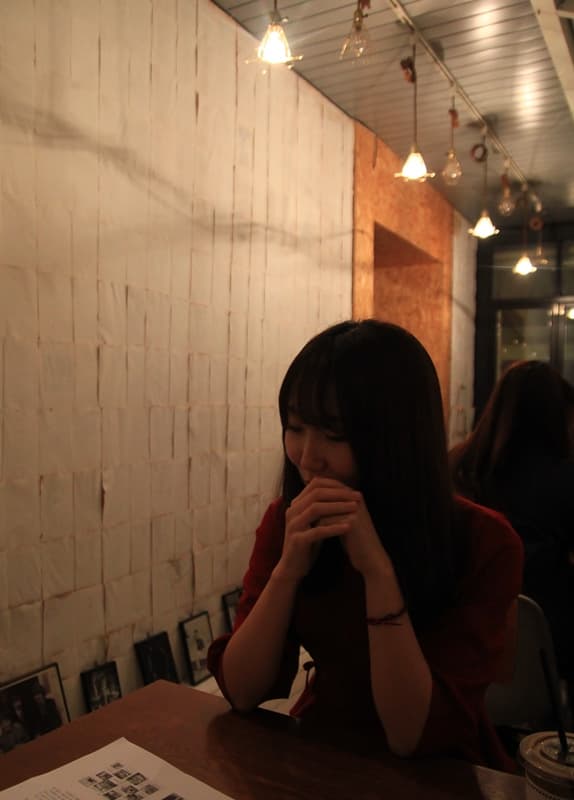 왕십리의 한 카페에서 만난 장수영 기자 ⓒ 문화포털 기자단 손휘주