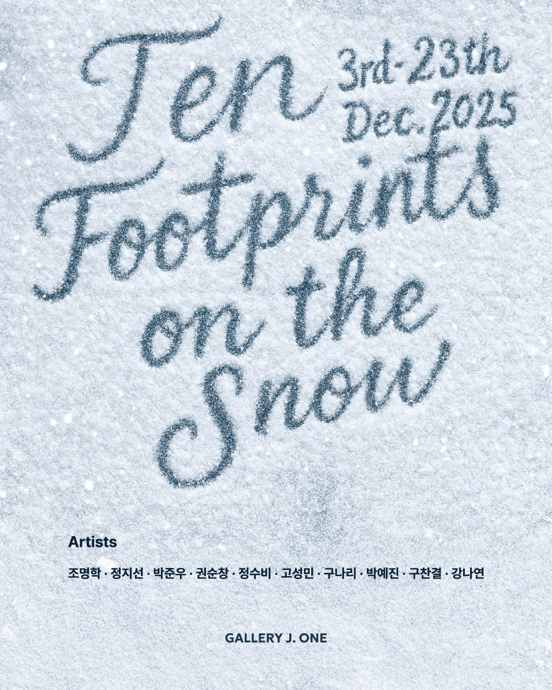 Ten Footprints on the Snow 공식 포스터