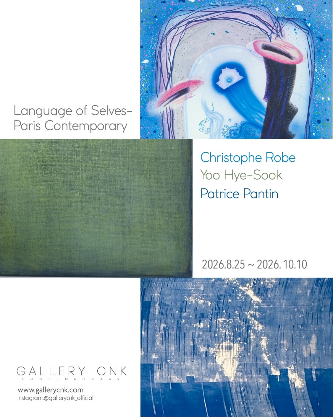 Áp phích Language of Selves-Paris Contemporary