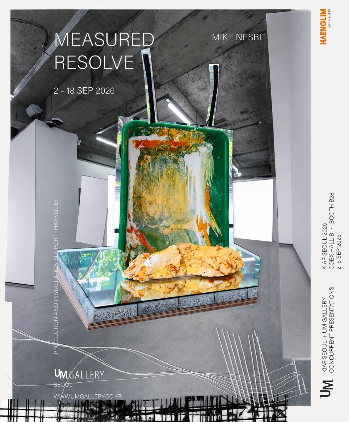 Mike Nesbit 《MEASURED RESOLVE》海報