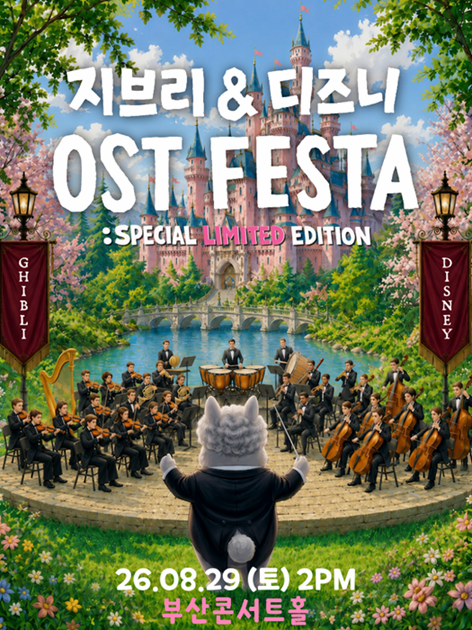 Poster 지브리&디즈니 영화음악 FESTA 앙코르